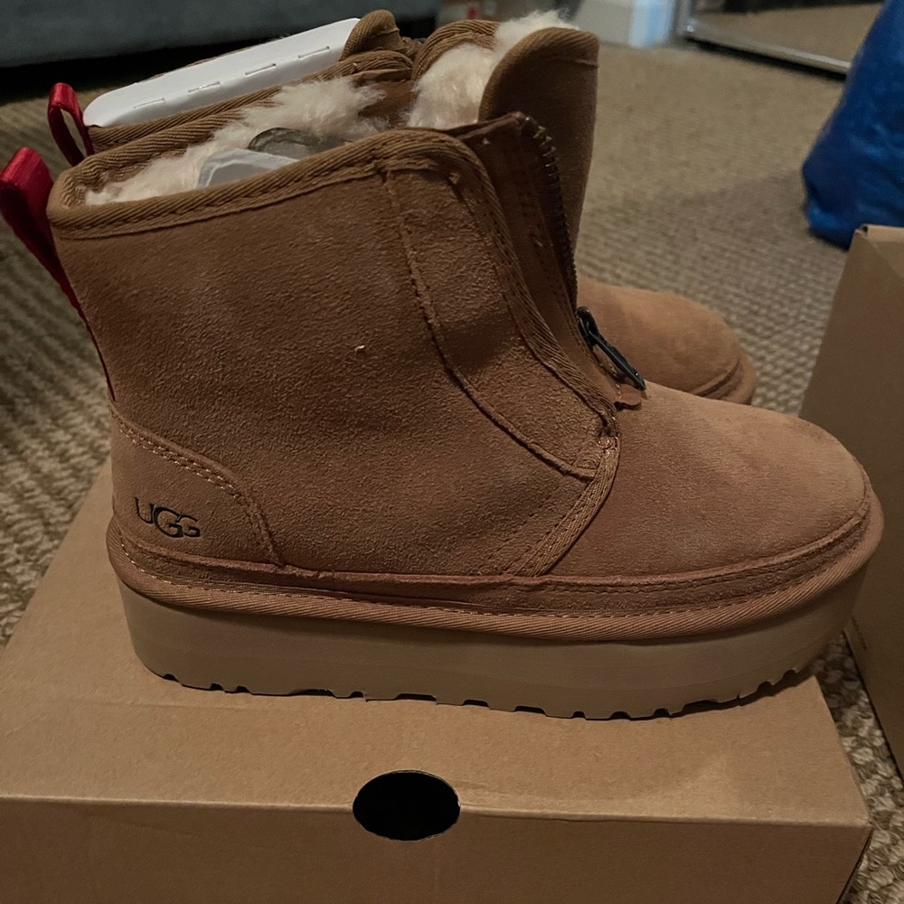 Platform Zip Ugg Shoes